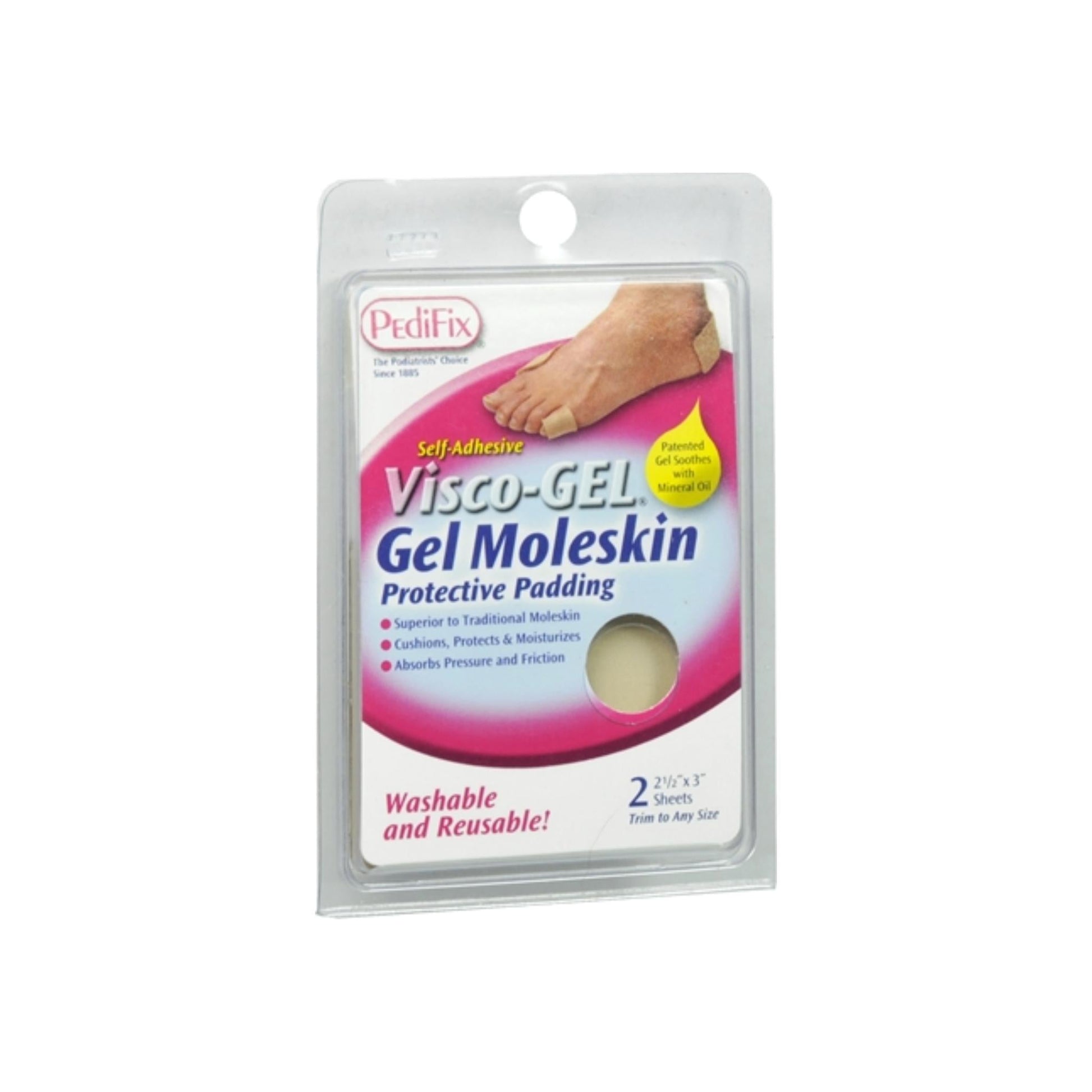 Pedifix Visco-Gel Moleskin Padding 2 Each