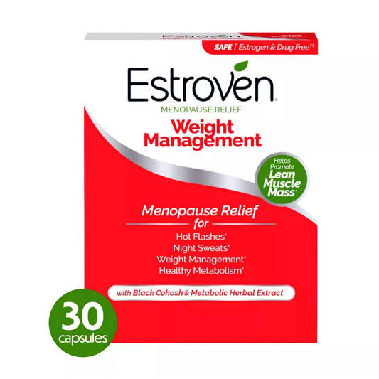 Estroven Weight Management Multi-Symptom Menopause Relief Capsules 30 Ea