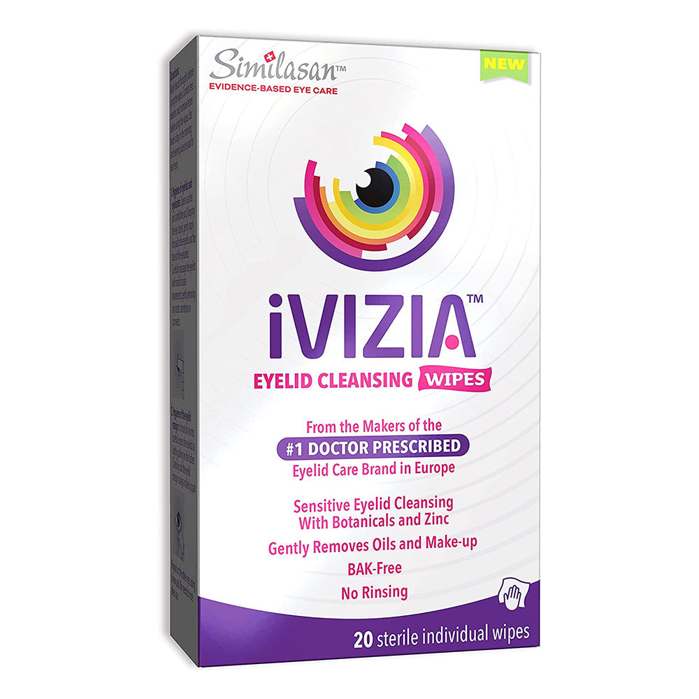 Ivizia Eyelid Cleansing Wipes For Sensitive Eyelid Cleansing- 20 Wipes