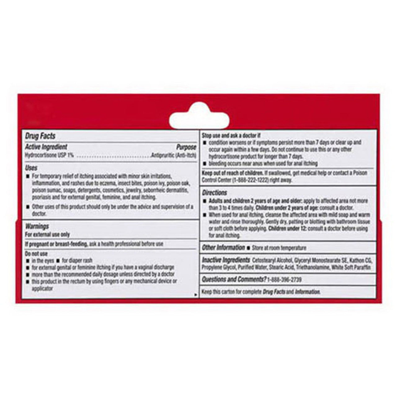 Leader Maximum Strength Hydrocortisone 1% Anti Itch Cream, 1 Oz