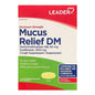 Leader Maximum Strength Mucus Relief Dm Tablets - 14 Ea