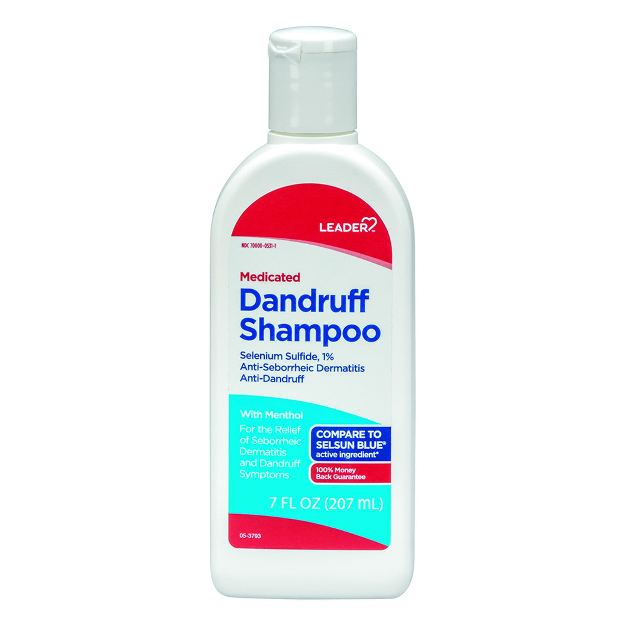 Leader Medicated Dandruff Shampoo With Menthol - 7 fl Oz