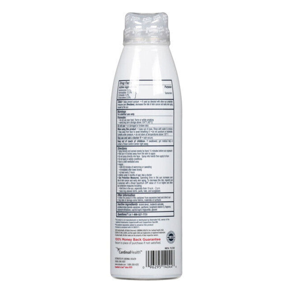 Leader Sport Sunscreen, Clear Continuous Spray, Broad Spectrum Spf 30 - 5.5 Oz