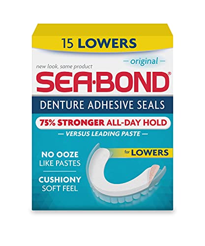 Seabond Denture Fixative Seals Lowers (15)
