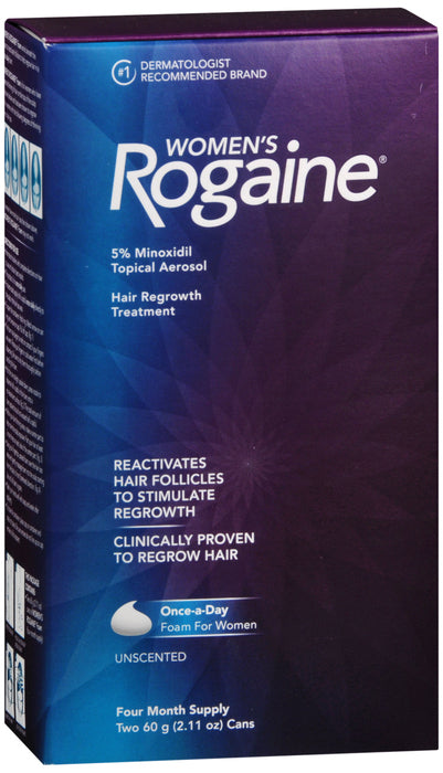 Rogaine Women'S 5% Minoxidil Foam, Topical Once-A-Day Hair Loss Treatment 2.11 Oz