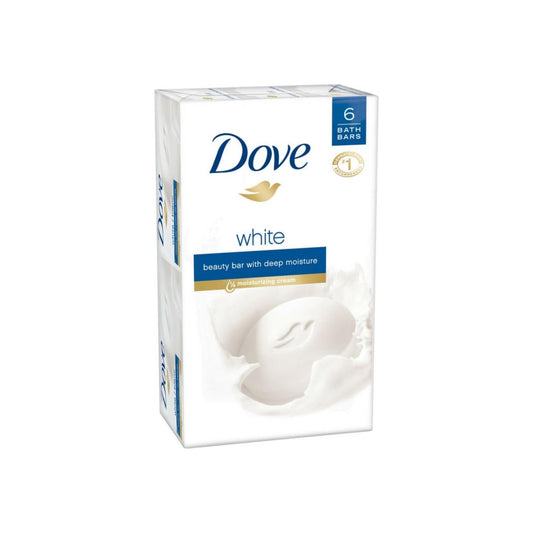 Dove Beauty Bar White 4 Oz, 6 Bar
