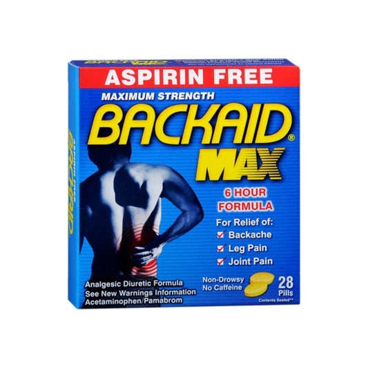 Backaid Pills 28 Tablets