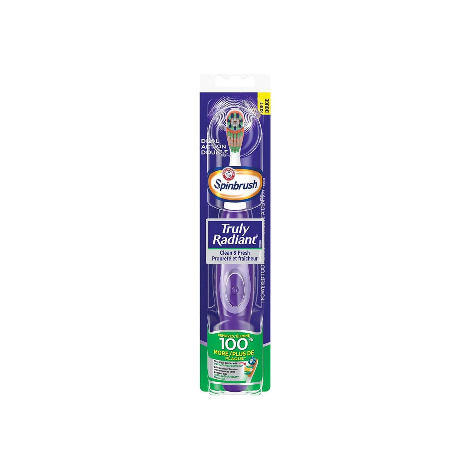 Arm & Hammer Spinbrush Truly Radiant Clean & Fresh Battery Toothbrush 1 Ea