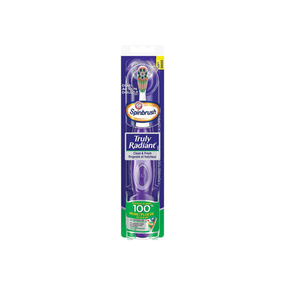 Arm & Hammer Spinbrush Truly Radiant Clean & Fresh Battery Toothbrush 1 Ea