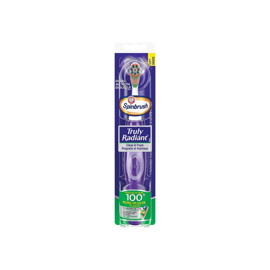 Arm & Hammer Spinbrush Truly Radiant Clean & Fresh Battery Toothbrush 1 Ea