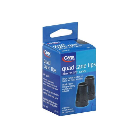 Carex Quad Cane Tips A717-11, 5/8 2 Each