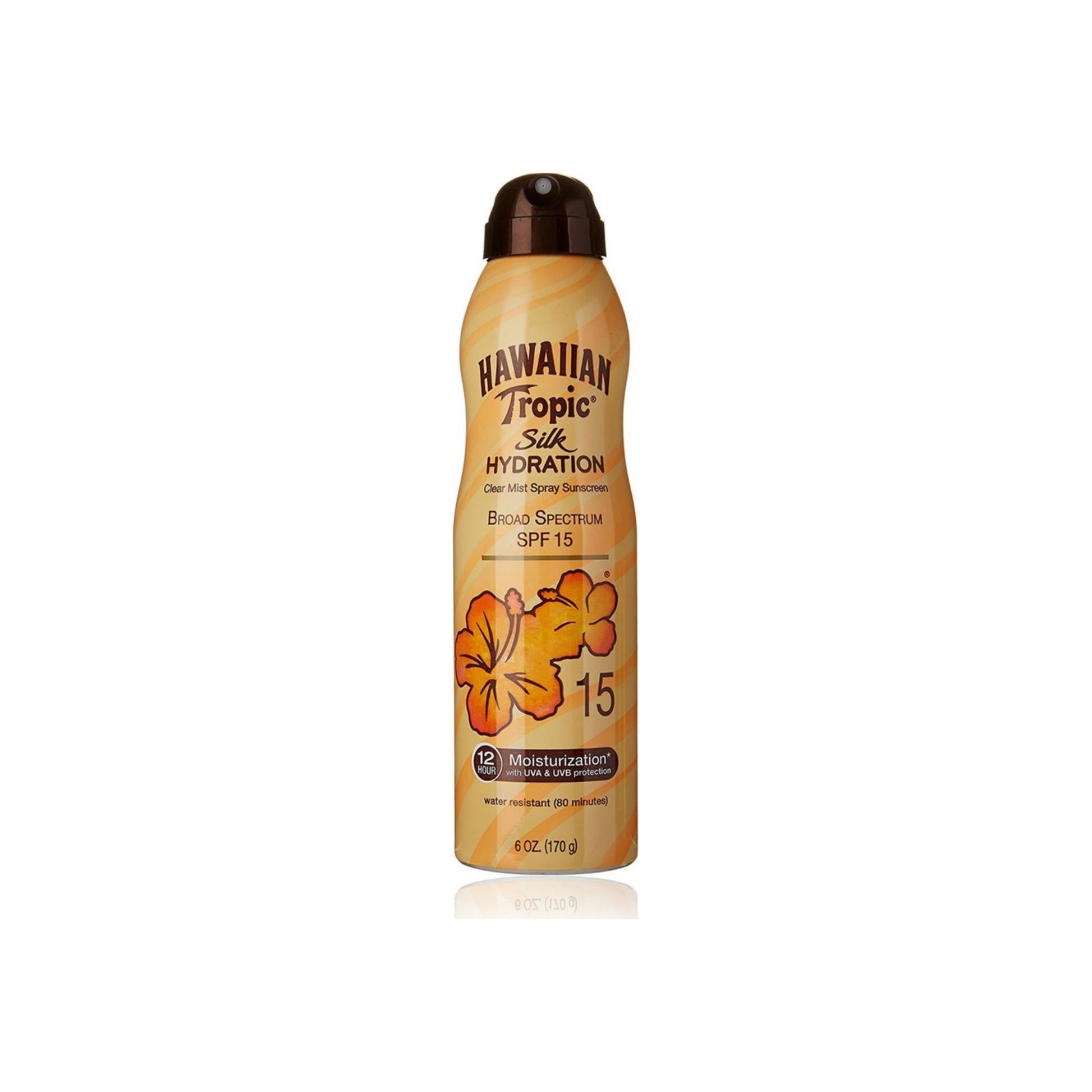 Hawaiian Tropic Silk Hydration Clear Mist Spray Sunscreen Spf 15 6 Oz