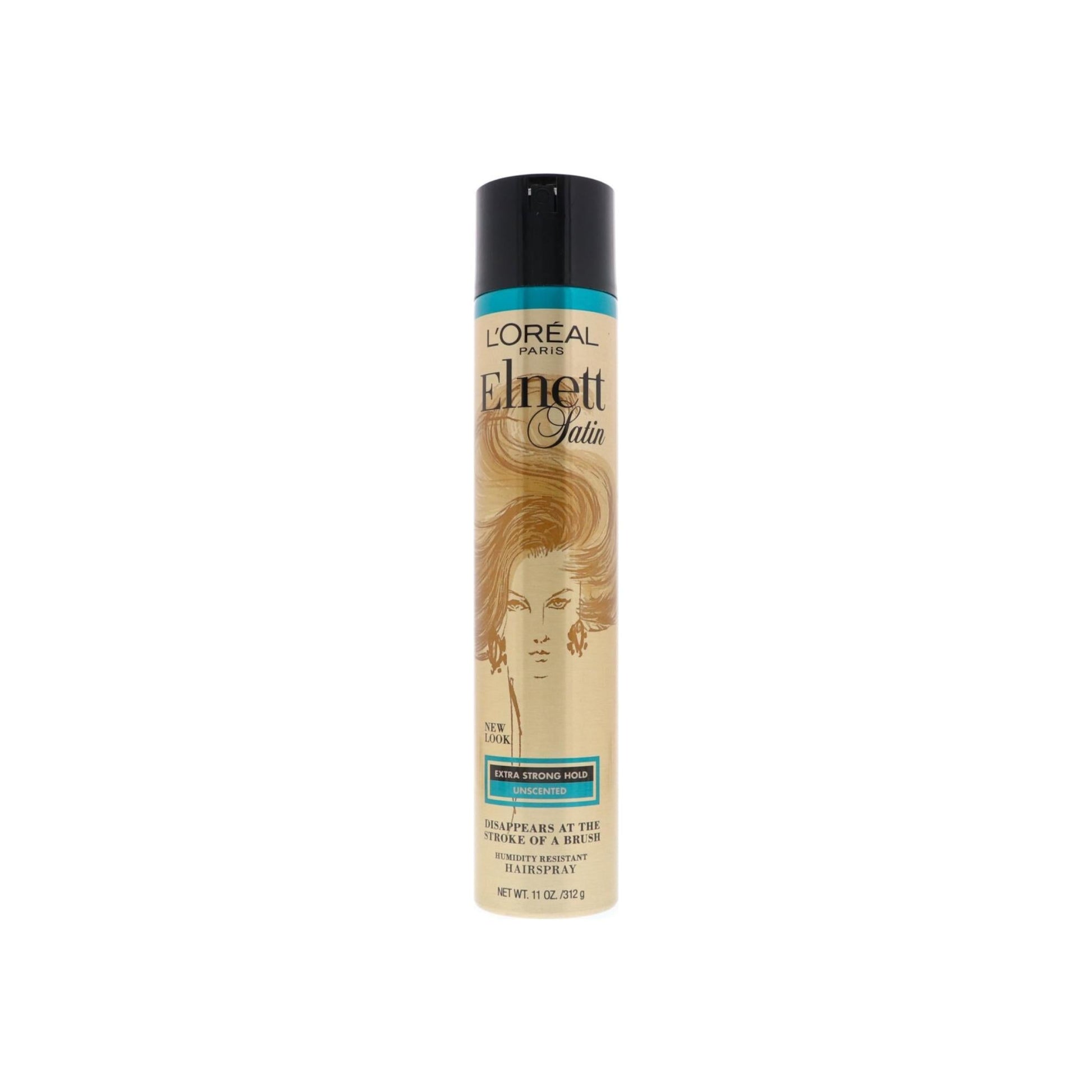 L'Oreal Elnett Satin Hairspray Extra Strong Hold Unscented 11 Oz