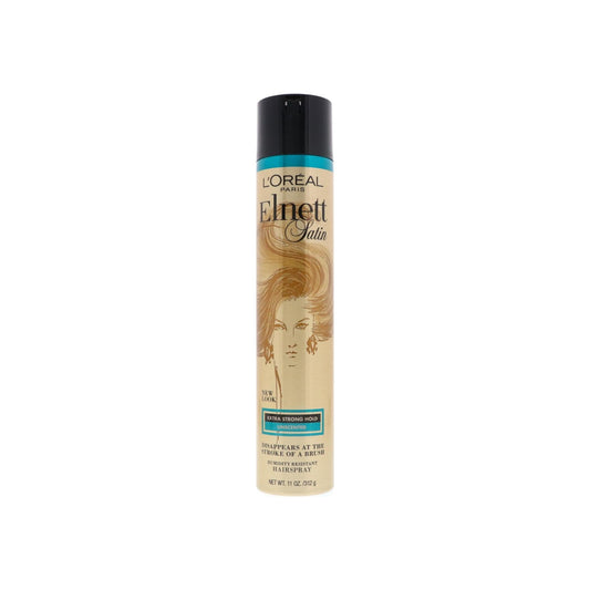 L'Oreal Elnett Satin Hairspray Extra Strong Hold Unscented 11 Oz