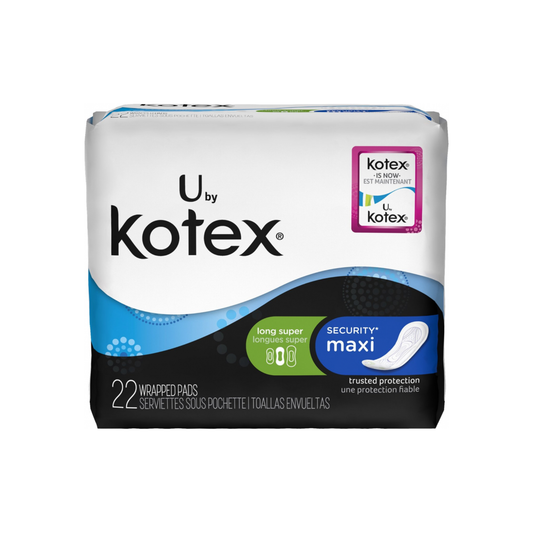 Kotex Maxi Pads Long Super Unscented