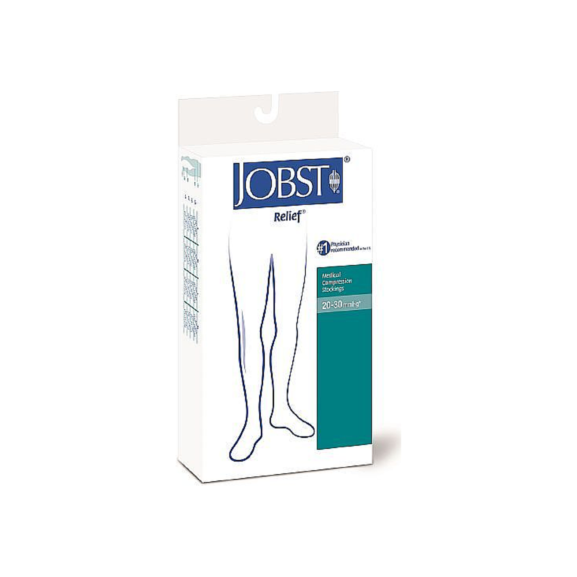 Jobst Relief Knee High Socks - 20-30 Mmhg, Medium, Beige - 1 Pair