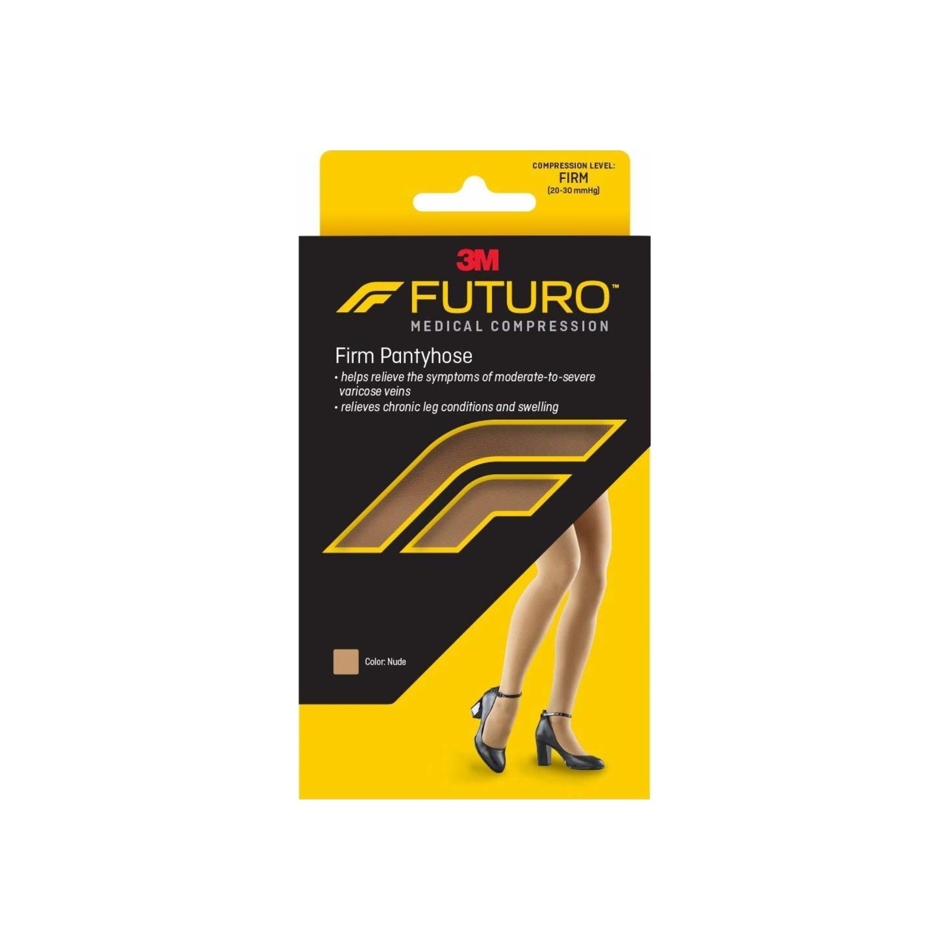 Futuro Restoring Pantyhose Brief Cut Panty Firm Plus Nude 1 Pair