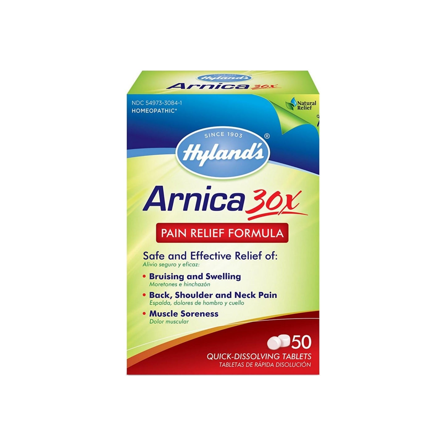 Hyland'S Arnica 30X Pain Relief Formula Quick Dissolving Tablets 50 Ea