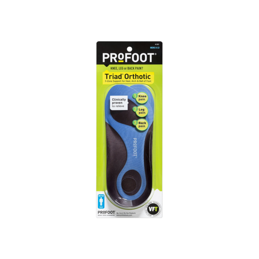 Profoot Triad Insoles Men'S Fits All 1 Pair