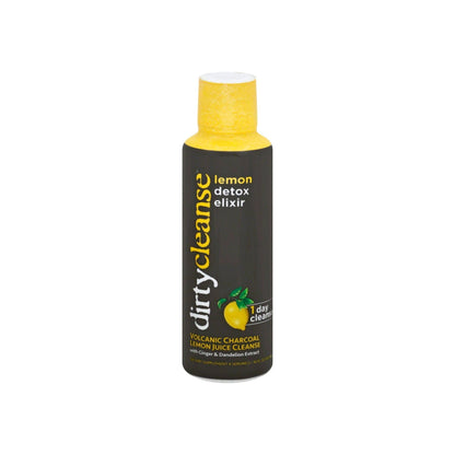Dirty Cleanse Volcanic Charcoal Lemon Juice Cleanse 16 Oz