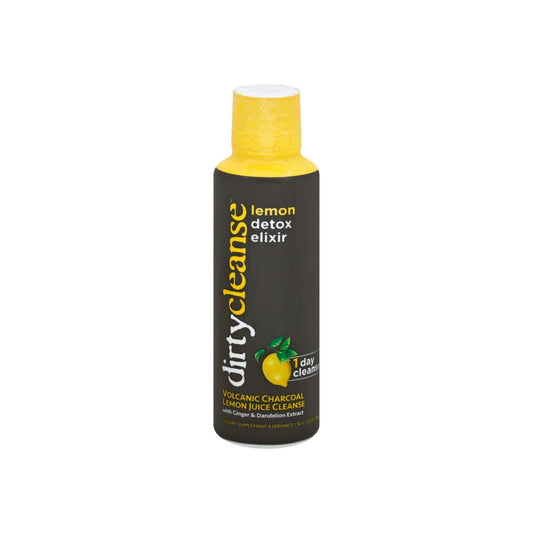 Dirty Cleanse Volcanic Charcoal Lemon Juice Cleanse 16 Oz