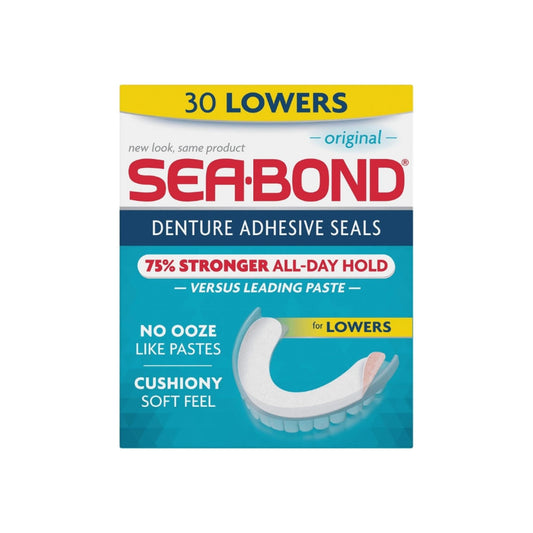 Sea-Bond Denture Adhesive Wafers Lowers Original
