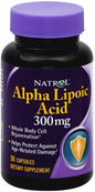 Natrol Alpha Lipoic Acid 300 Mg Capsules 50 Ea