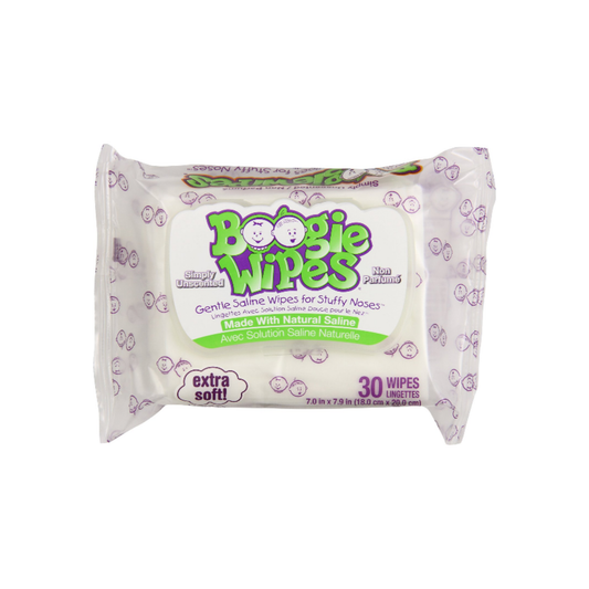 Boogie Wipes Gentle For Stuffy Noses, Simply Unscented 30 Each