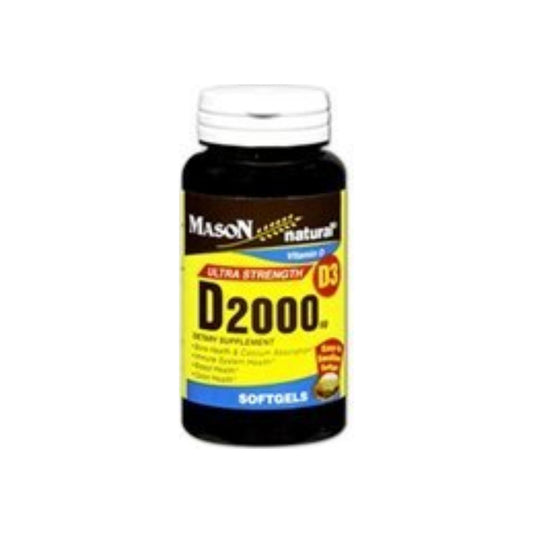 Mason Natural D 2000 Iu Softgels Ultra Strength - 300 Soft Gels