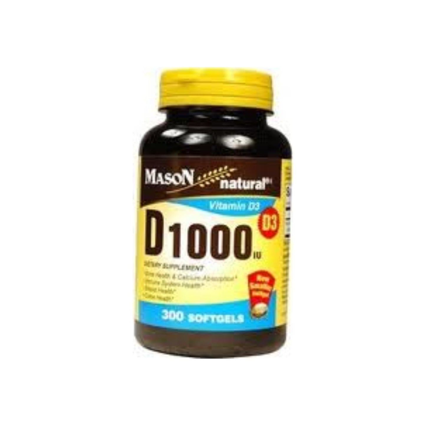 Mason Natural D 1000 Iu Softgels - 300 Soft Gels