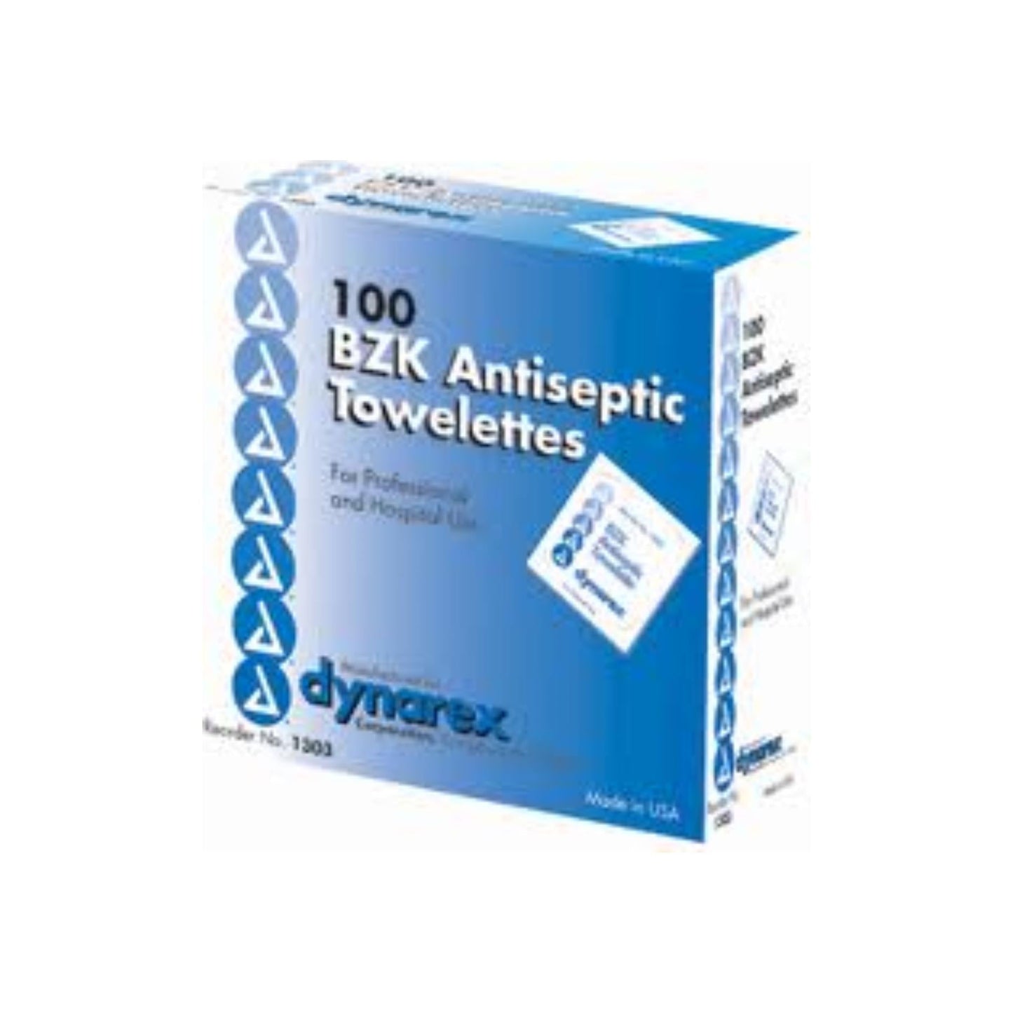 Dynarex Bzk Antiseptic Towelettes 100 Ea