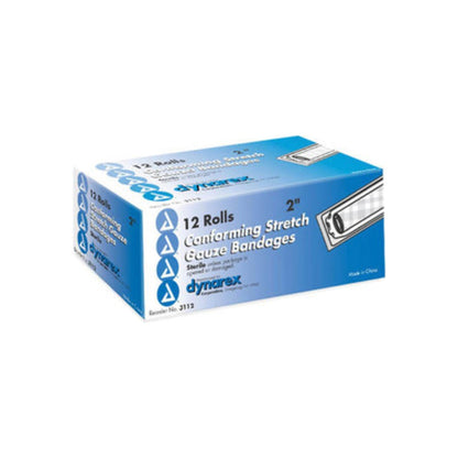 Dynarex Gauze Conform Stretch 2"X4.1Yd 12 Ea