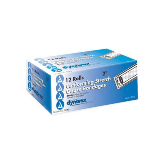 Dynarex Gauze Conform Stretch 2"X4.1Yd 12 Ea