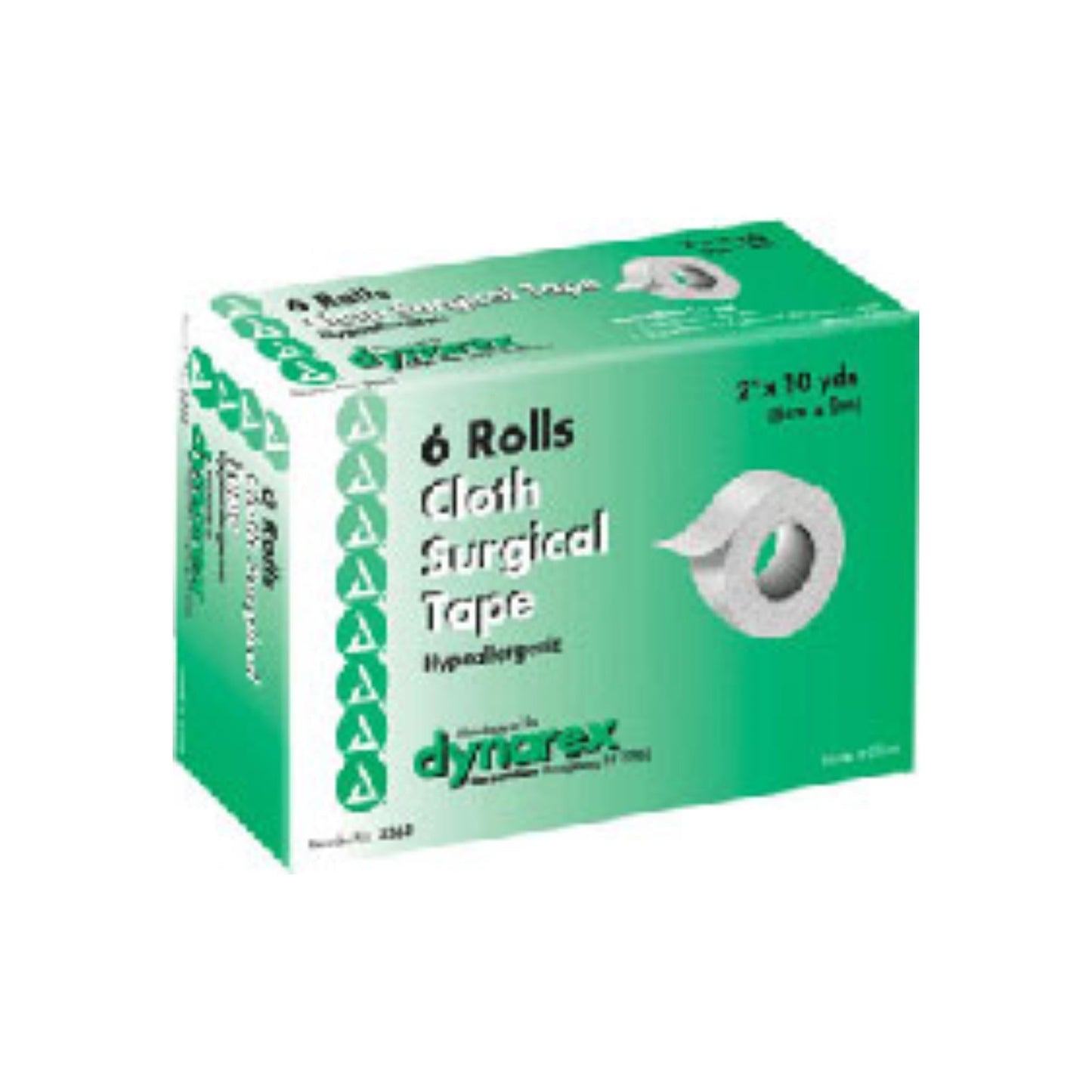 Dynarex Cloth Surgical Tape 2"X10 Yd, 6 Rolls