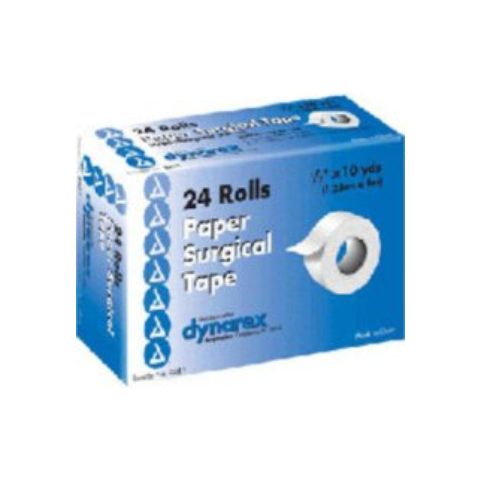 Dynarex Paper Surgical Tape 0.5"X10Yd 24 Rolls