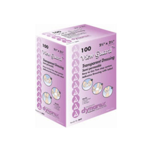Dynarex View Guard Transparent Dressing 2-3/8"X2-3/4" 100 Ea
