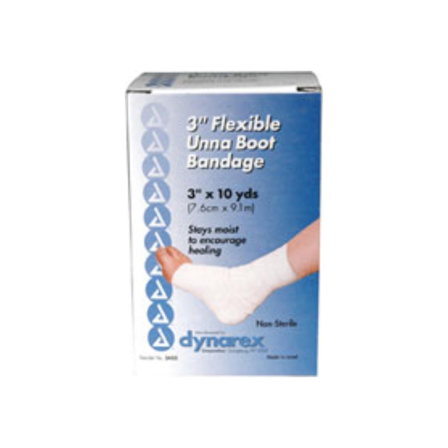 Dynarex Unna Boot Flexible Non-Sterile Bandage 3"X10Yd 1 Ea
