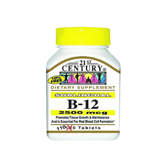 21St Century Century B-12 2500 Mcg Sublingual Tablets 110 Ea