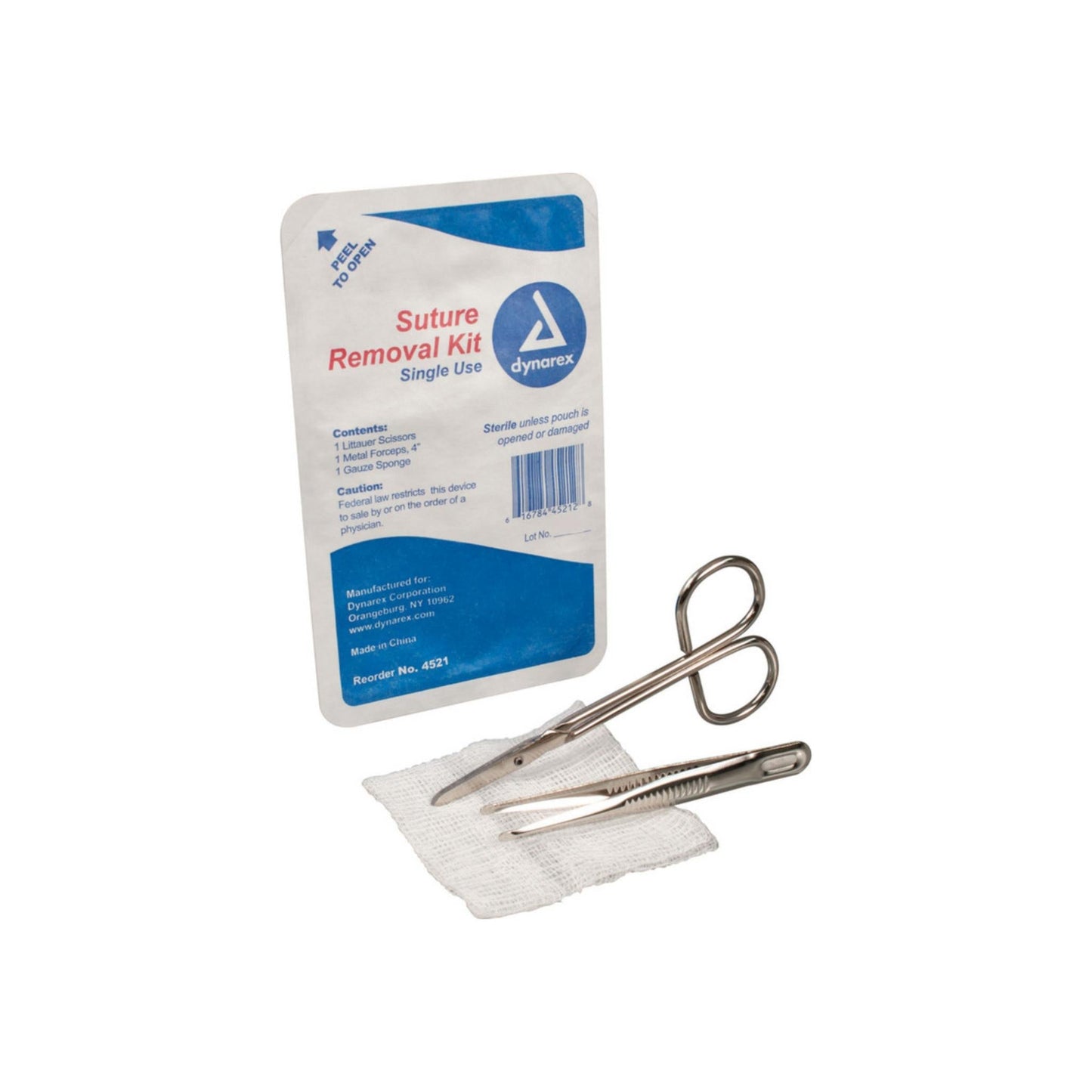 Dynarex Suture Removal Kit-Sterile 1 Ea