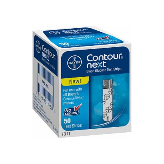 Contour Next Blood Glucose Test Strips 50 Each
