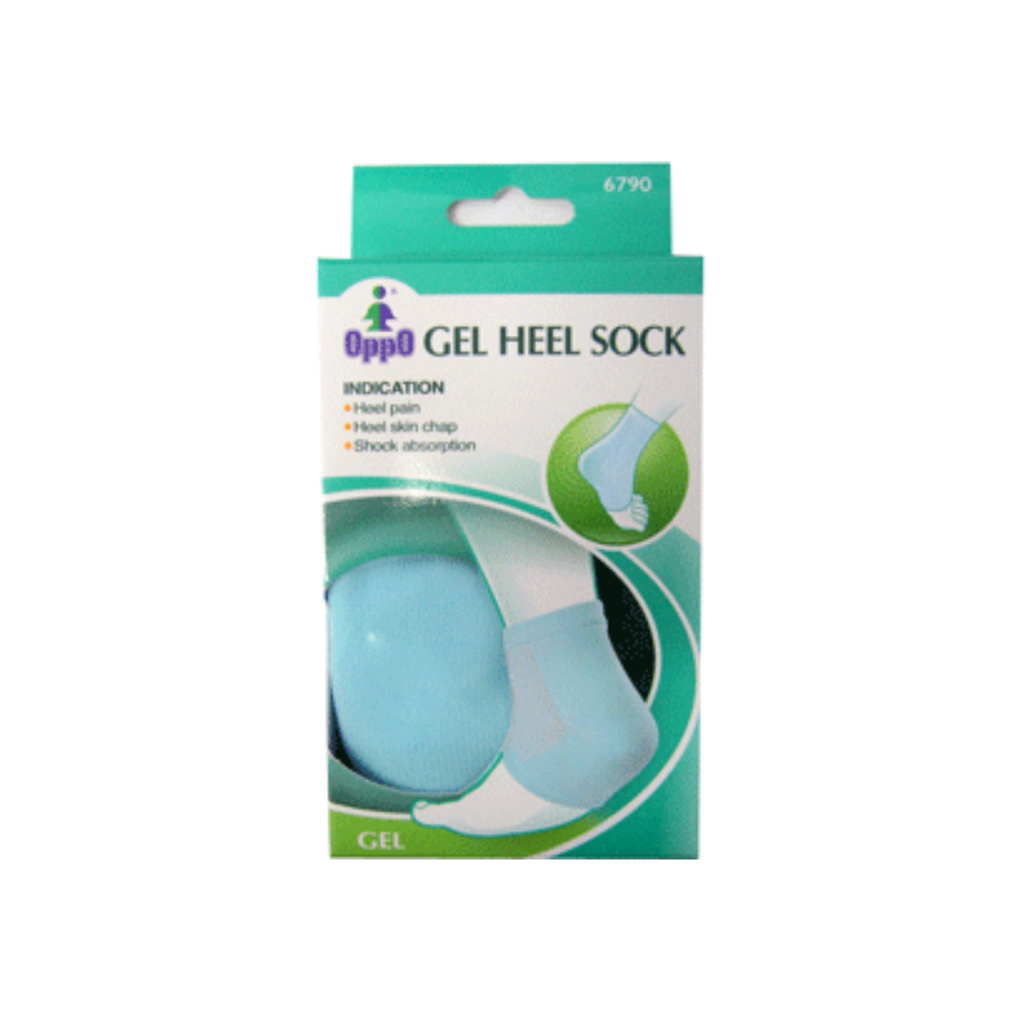 Oppo Gel Heel Socks [6790] 1 Pair