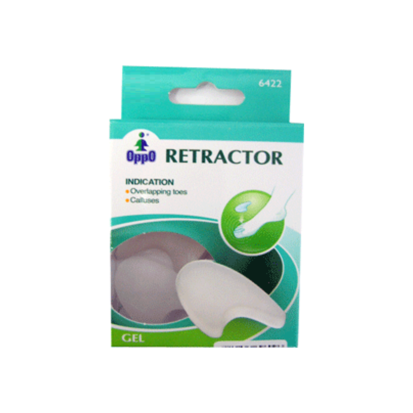 Oppo Gel Toe Seperator & Retractor, Small [6422] 2 Ea