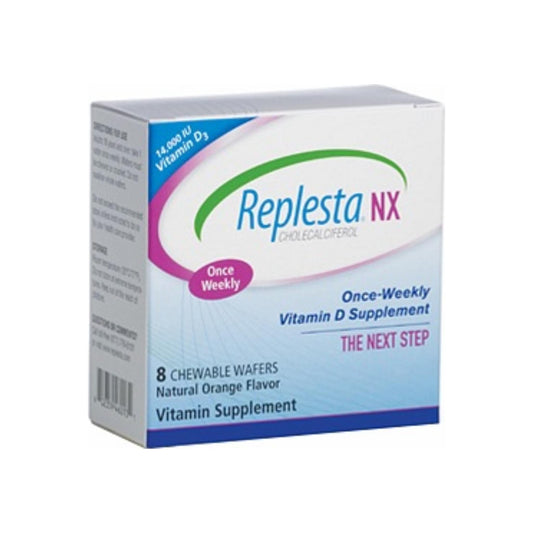 Replesta Nx Once Weekly Vitamin D Wafers, Orange 8 Ea
