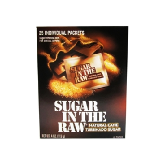 Sugar In The Raw Natural Cane Turbinado Sugar 25 Ea