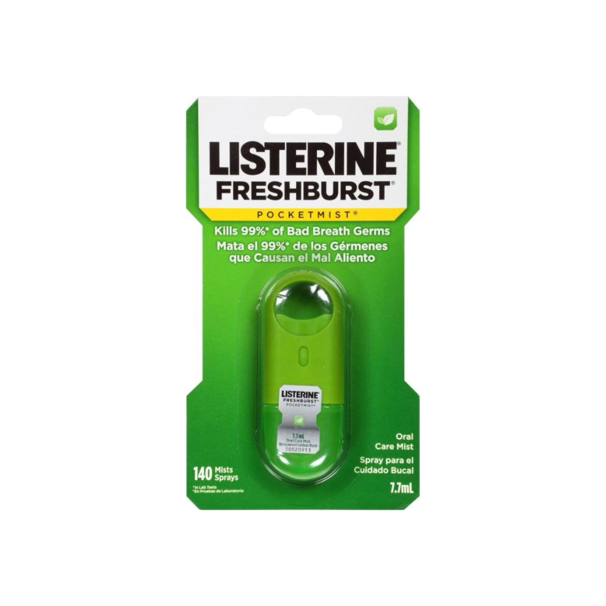 Listerine Pocketmist Oral Care Mist, Freshburst 0.26 Oz