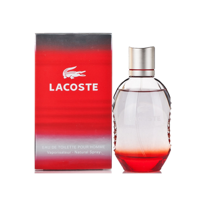 Lacoste Red Eau De Toilette Spray For Men 4.2 Oz