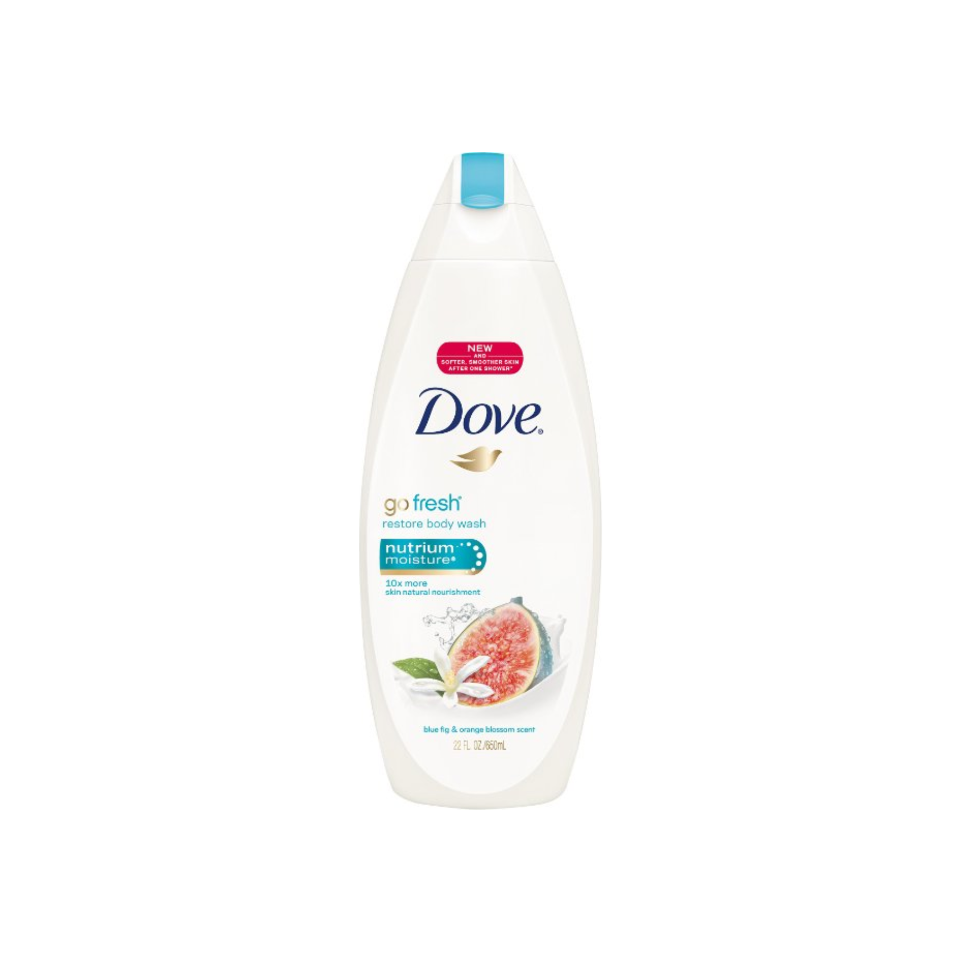 Dove Go Fresh Restore Body Wash, Blue Fig & Orange Blossom 22 Oz