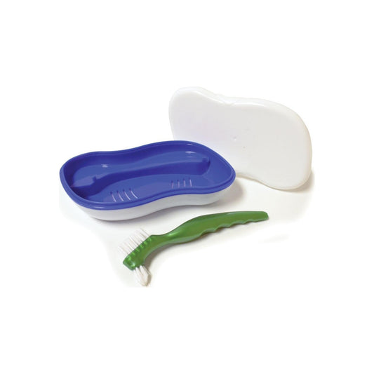 Archtek Maintenance Kit With Full-Sized Denture Brush, White, 1 Ea
