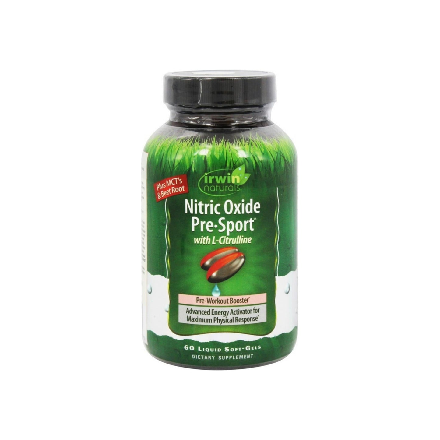 Irwin Naturals Nitric Oxide Pre-Sport Softgels 60 Ea