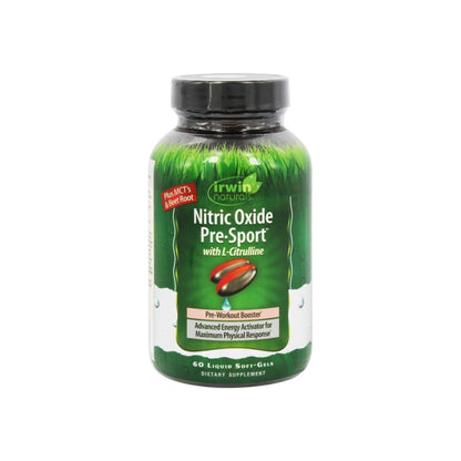 Irwin Naturals Nitric Oxide Pre-Sport Softgels 60 Ea